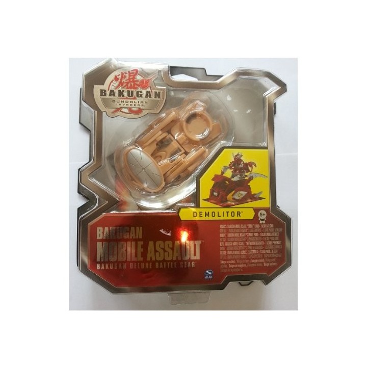 Bakugan - 6014953 - Figurine - Mobile Assaut - Battle Gear - Deluxe - Brown Demolitor 260