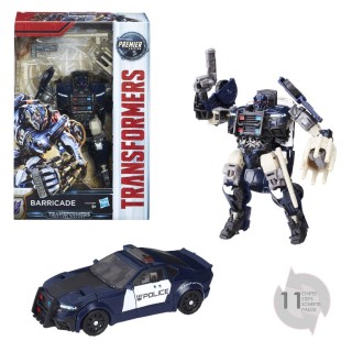 TRANSFORMERS Saga - Robot Barricade voiture police 15cm - Jouet transformable 2 en 1
