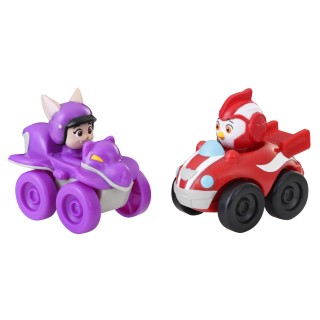 Top Wing - Pack de 2 Bolides et Figurines Rod et Betty de 7 cm