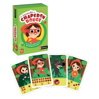 Nathan - La revanche du chaperon rouge - Jeu de cartes pour enfant, jeu de bataille dès 4 ans - De 2 à 4 joueurs