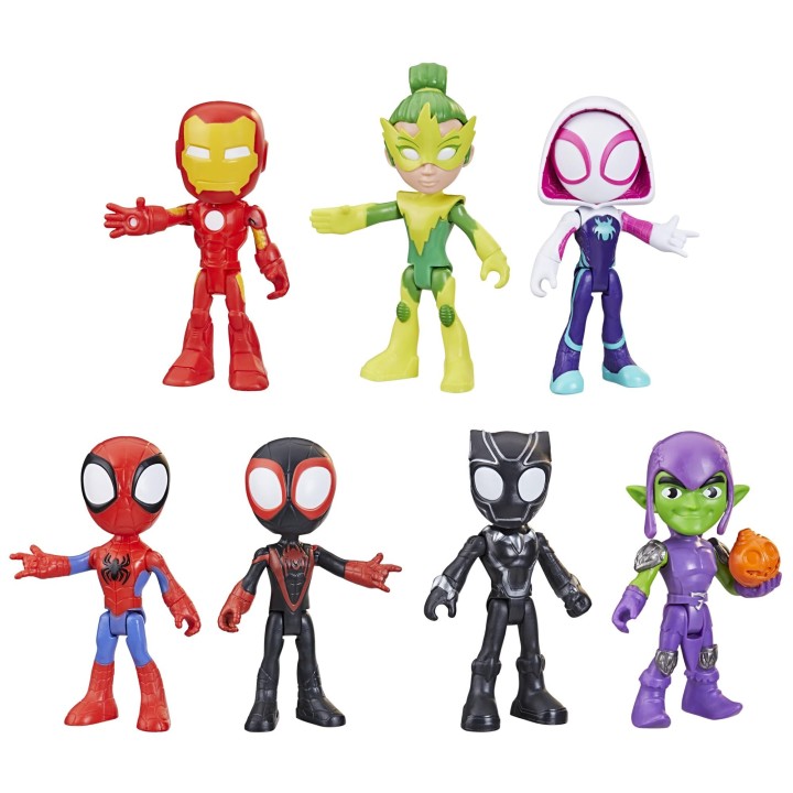 Marvel Figurine d'action Hasbro, Spidey and His Fantastic Friends, 10 cm, Jouets de Super-héros, 1 pièce, modèle Assorti