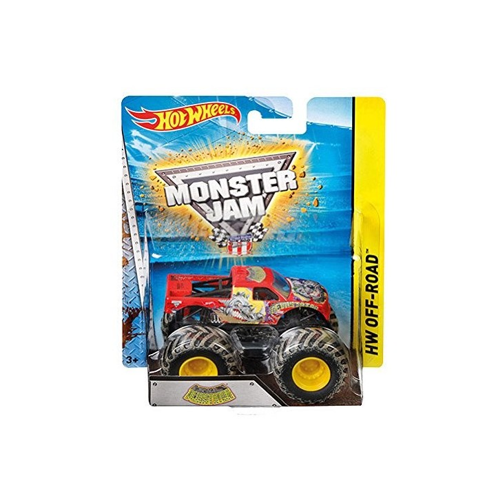 Hot Wheels - BHP37 - Modèle Aléatoire - Véhicules Monster Jam - Echelle 1/64