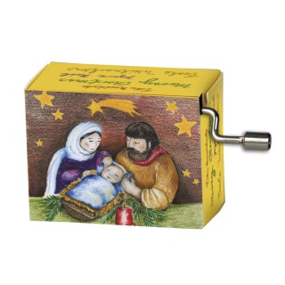 Fridolin - 58311 - Boîte à Musique - Joyeux Noël - Crèche - Douce Nuit - Sainte Nuit