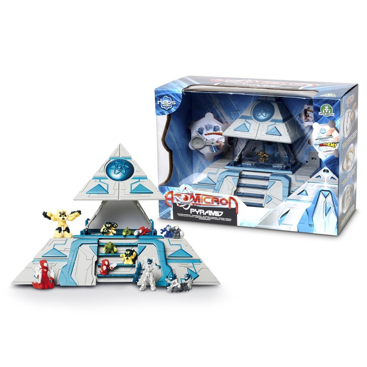 Atomicron - 5948 - Figurine Militaire - Pyramide À Fonctions + 1 Personnage + 1 Catapulte