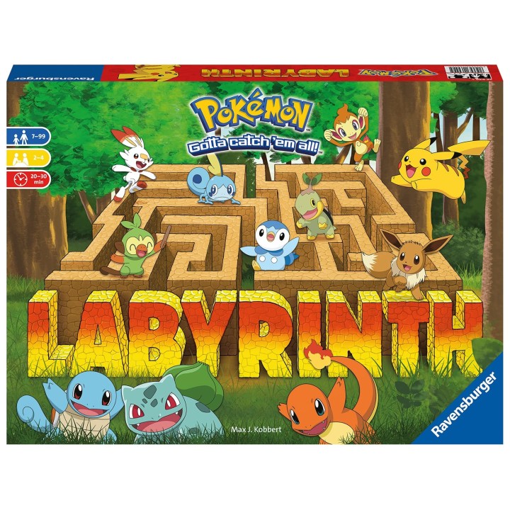 Ravensburger – Jeu de réflexion société classique – Labyrinthe Pokémon - Enfant et Famille – 2 à 4 joueurs dès 7 ans – Mixte – 2
