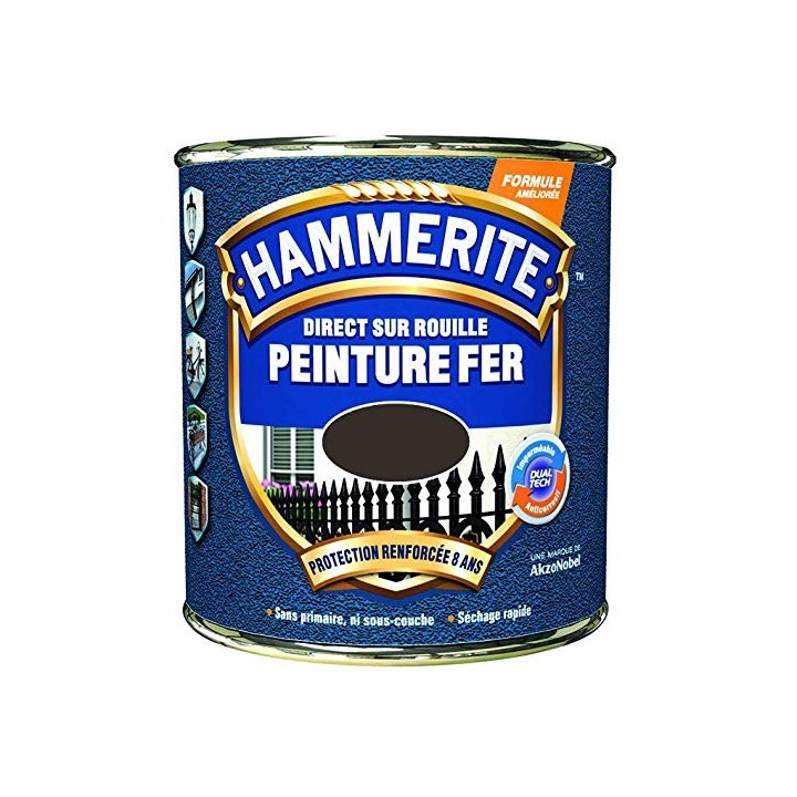 Hammerite fer forgé 2.5l châtaigne