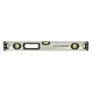 Stanley 1-43-525 Niveau Magnétique 3 Fioles - Taille : 60 Cm Gamme FatMax - Structure En Aluminium Renforcé- 3 Fioles Haute Visi