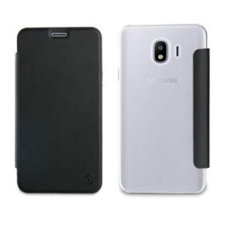 muvit Folio Case Noir: Samsung Galaxy J4 2018