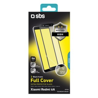 SBS Protection écran en verre Full Cover pour Xiaomi Redmi 6A