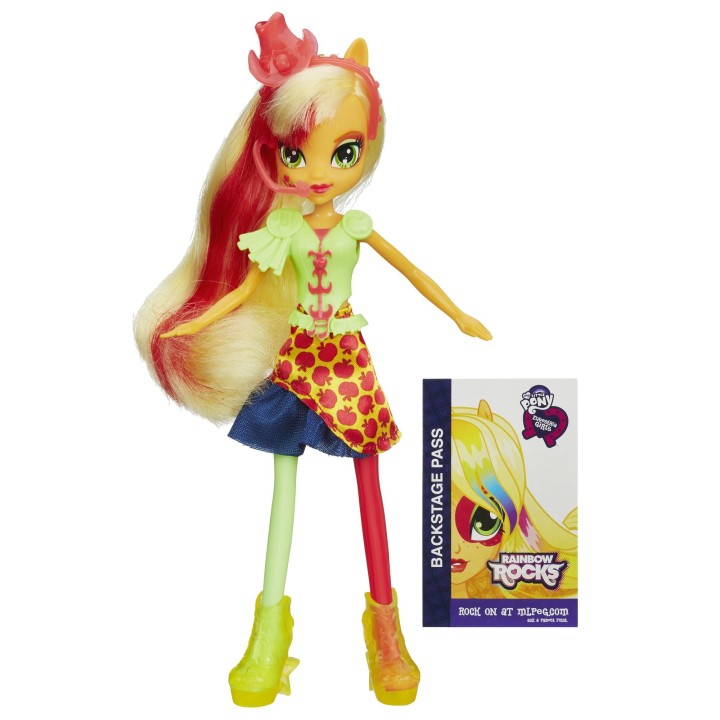 My Little Pony Equestria Girls Poupée Applejack – Rainbow Rocks