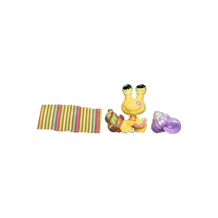 Hasbro Poupée - 78890 - Littlest PetShop et carte - Bernard l'ermite