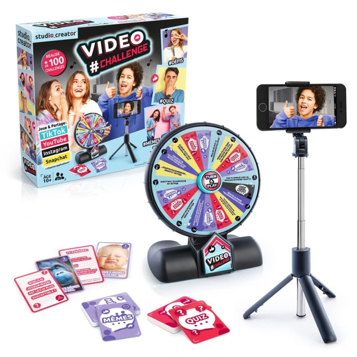 Canal Toys Studio Creator Vidéo Challenge-Jeu d'ambiance-INF 010, Multicouleurs