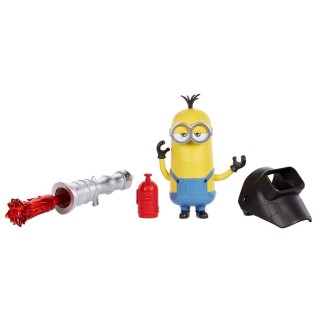 Minions figurine articulée Kevin et son lance-flamme, jouet pour enfant, GMD91