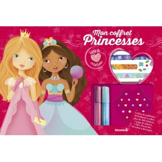 Coup de coeur créations - Mon coffret princesses - Coffret au contenu riche avec stickers et strass pour habiller les modèles - 