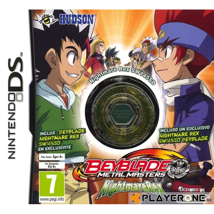 Beyblade metal masters : nightmare rex + toupie