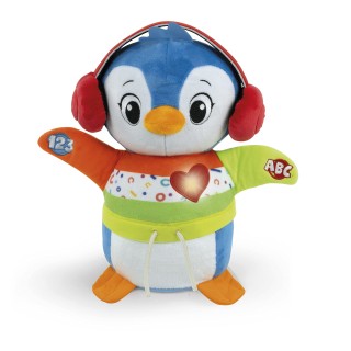 Clementoni- Billy, Danse avec Moi – Peluche Interactive parlante, chansons et comptines Enfant 9 Mois, Jeu Musical Version en It