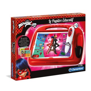 Clementoni Pupitre éducatif Miraculous, 4 - 6 ans,52355, Multicolore