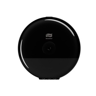 Tork SmartOne Distributeur murale Mini pour Papier Toilette Rouleau noir T9, grande capacité, gamme Elevation, 681008