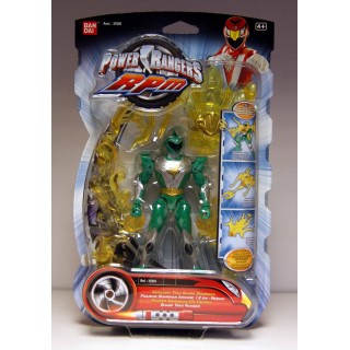 Power Rangers - 31024 - RPM - Figurine - Auxiliary Trax - Shark Guardian Ranger - Vert 12CM