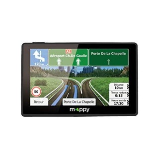 Mappy GPS Ulti S556 (Écran : 5 Pouces - 24 pays - Mise à jour gratuite jusqu'à 4 fois par an) Noir
