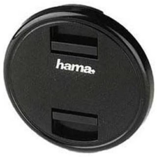 Hama Bouchon d'objectif "Super-Snap" (pour monture à pression, mécanisme de serrage en surface, capuchon pour objectif de 62mm, 