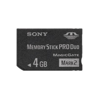 Sony - MSMT4G - Memory Stick Pro Duo Mark2 - 4 Go - Noir