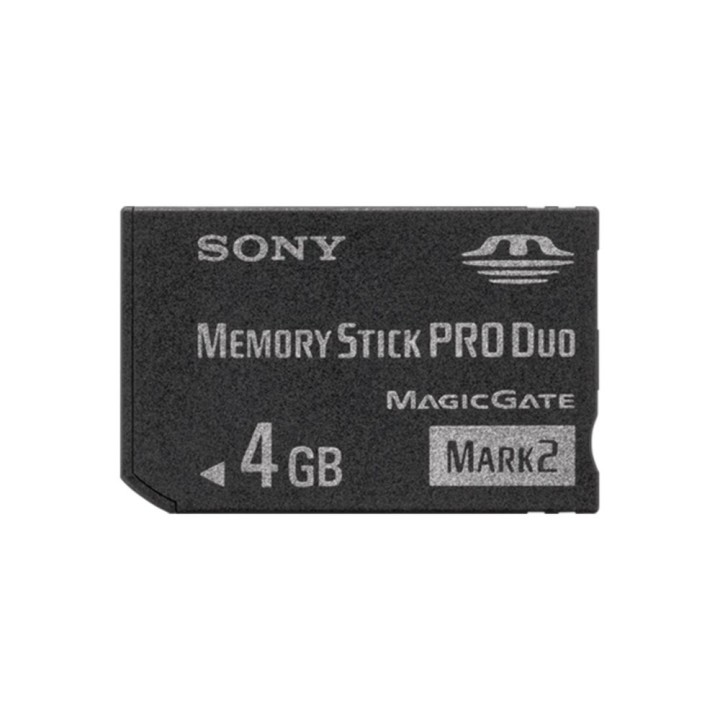 Sony - MSMT4G - Memory Stick Pro Duo Mark2 - 4 Go - Noir