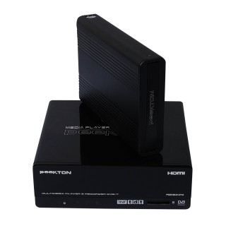 Peekton Peekbox 210 Color Peek et JigaPeek 35 Lecteur Enregistreur Multimédia 3,5" SATA Tuner TNT HDMI USB 500 Go Noir Extreme