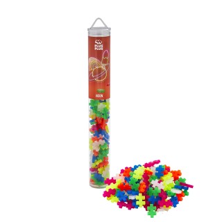 Plus-Plus - Tube Jeu Educatif de Construction et Créativité en 2D/3D, PP4024, 3 ans to 99 ans