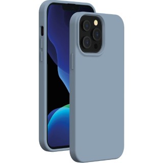 Coque iPhone 13 Pro Silicone SoftTouch Storm Blue Bigben