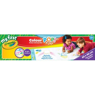 Crayola Mini Kids Color Pop - 81-2006-E-000 - Tapis de Dessin - Coloriage Qui s'Efface à l'eau