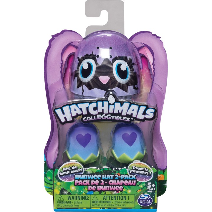 Hatchimals Hatchimals-HATCHIMALS-6045509-BOUNCING BUNWEES 2PK S5 Figurine Fille, 6045509, Multicouleur