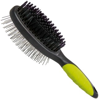 Zolux Brosse Plastique Double pour Chien Taille S