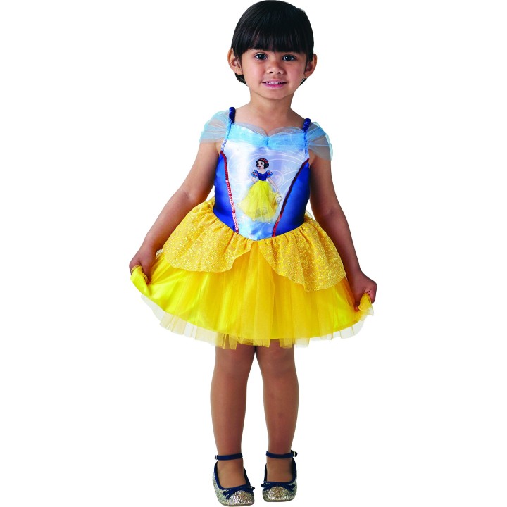 Rubies - Déguisement Ballerina Officiel - Blanche Neige, enfant, I-300133,Taille unique 105 à 116 cm