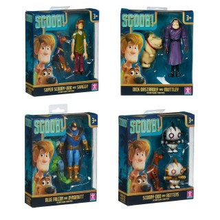 Scooby-Doo Lot de 2 Figurines 7180 (Personnages envoyés au Hasard)