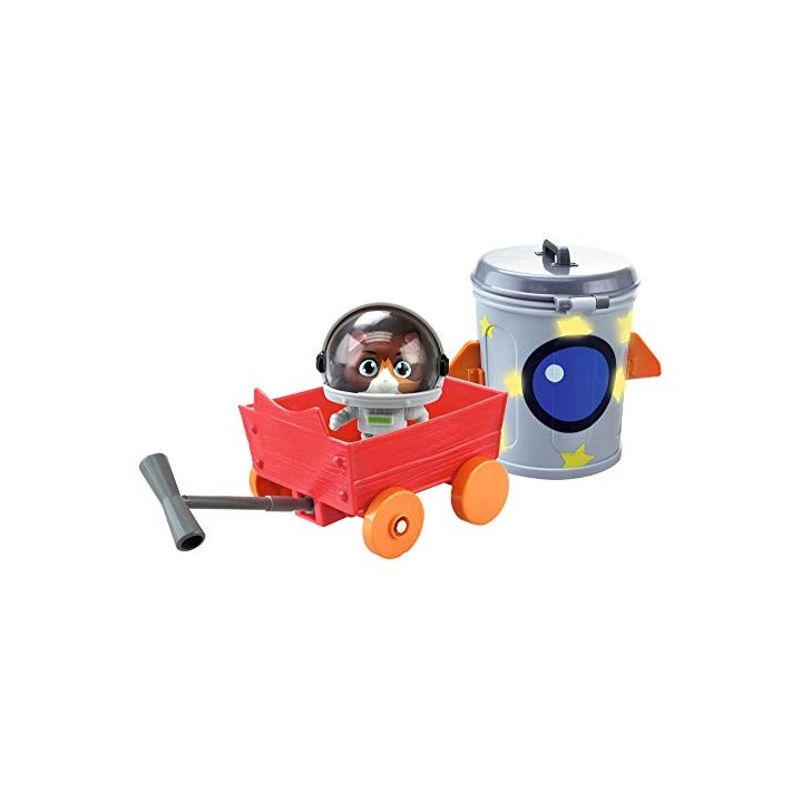 Smoby 180213 Figurine Cosmo avec Capsule Spatiale Série 44 Cats pour Enfants à partir de 3 Ans Multicolore